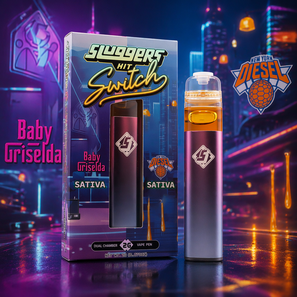 Slugger Hit Switch Dual Chamber 2G Vape Pen - Image 2