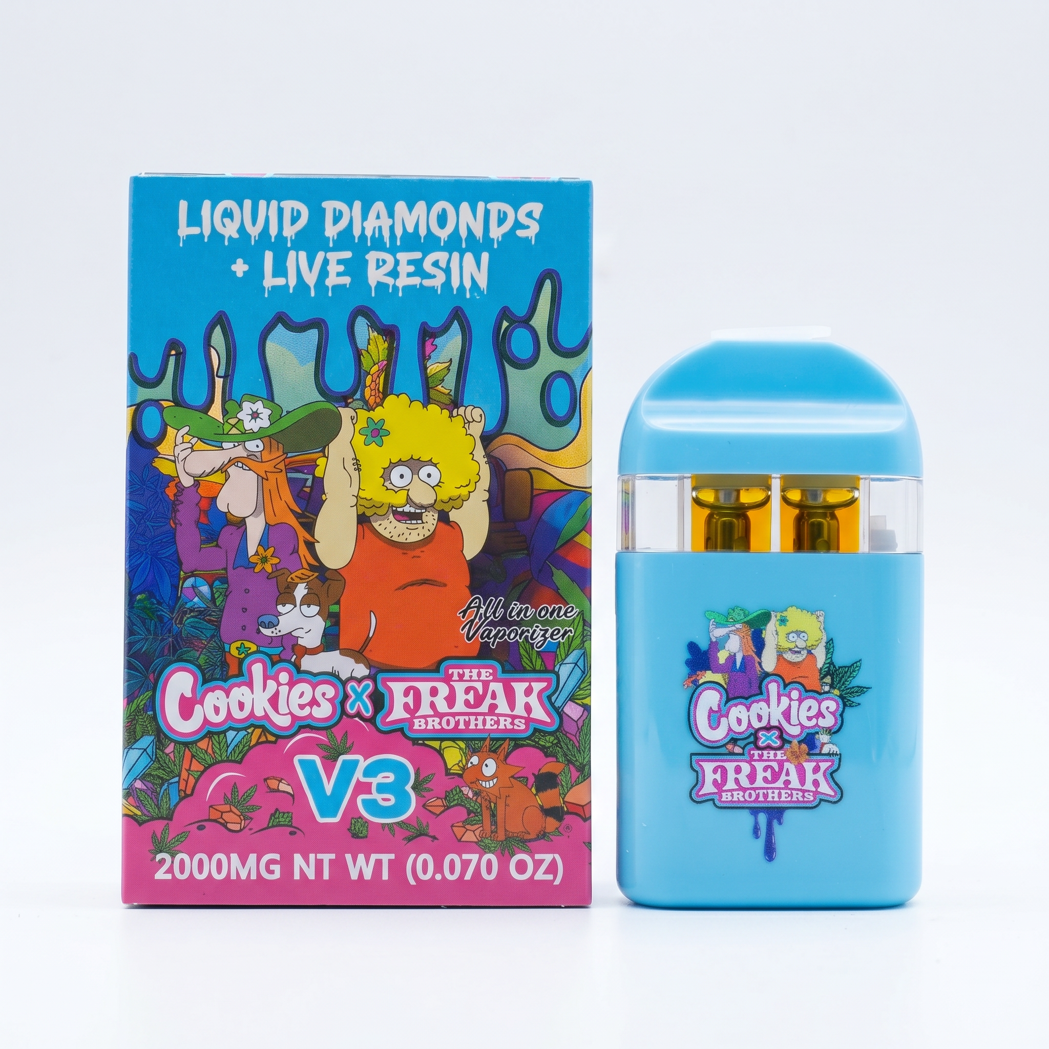 Cookies x The Freak Brothers V3 Disposable Vape – 2000MG - Image 2