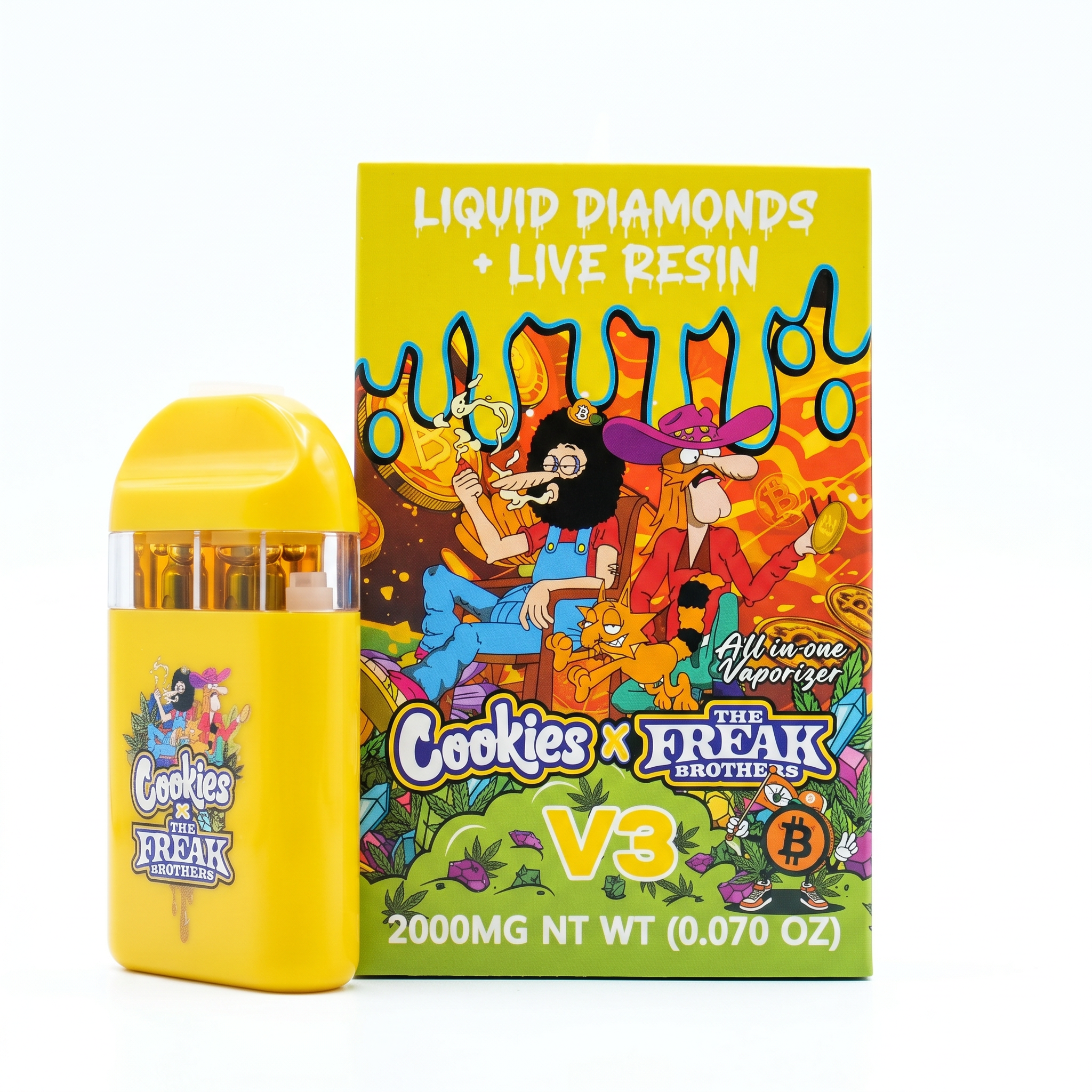 Cookies x The Freak Brothers V3 Disposable Vape – 2000MG - Image 7