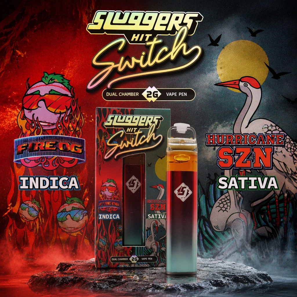 Slugger Hit Switch Dual Chamber 2G Vape Pen - Image 3