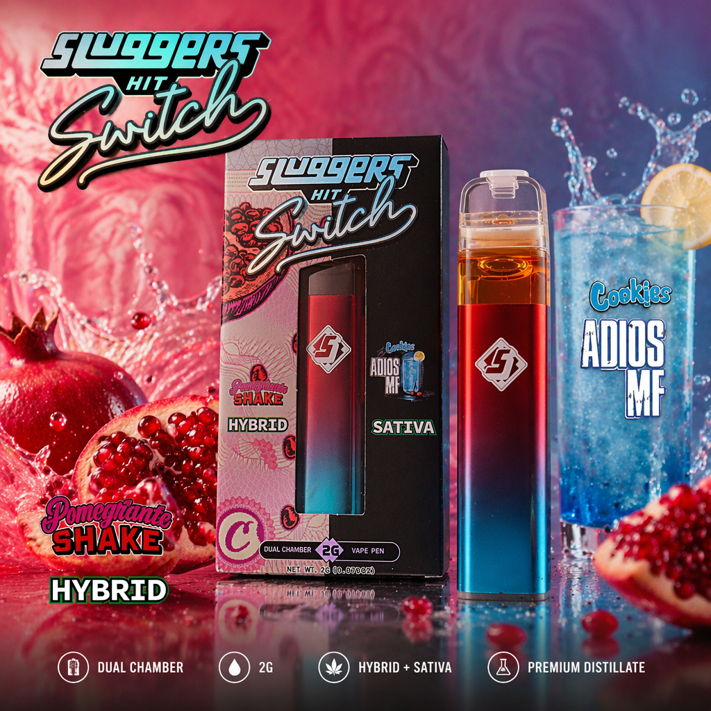 Slugger Hit Switch Dual Chamber 2G Vape Pen - Image 5