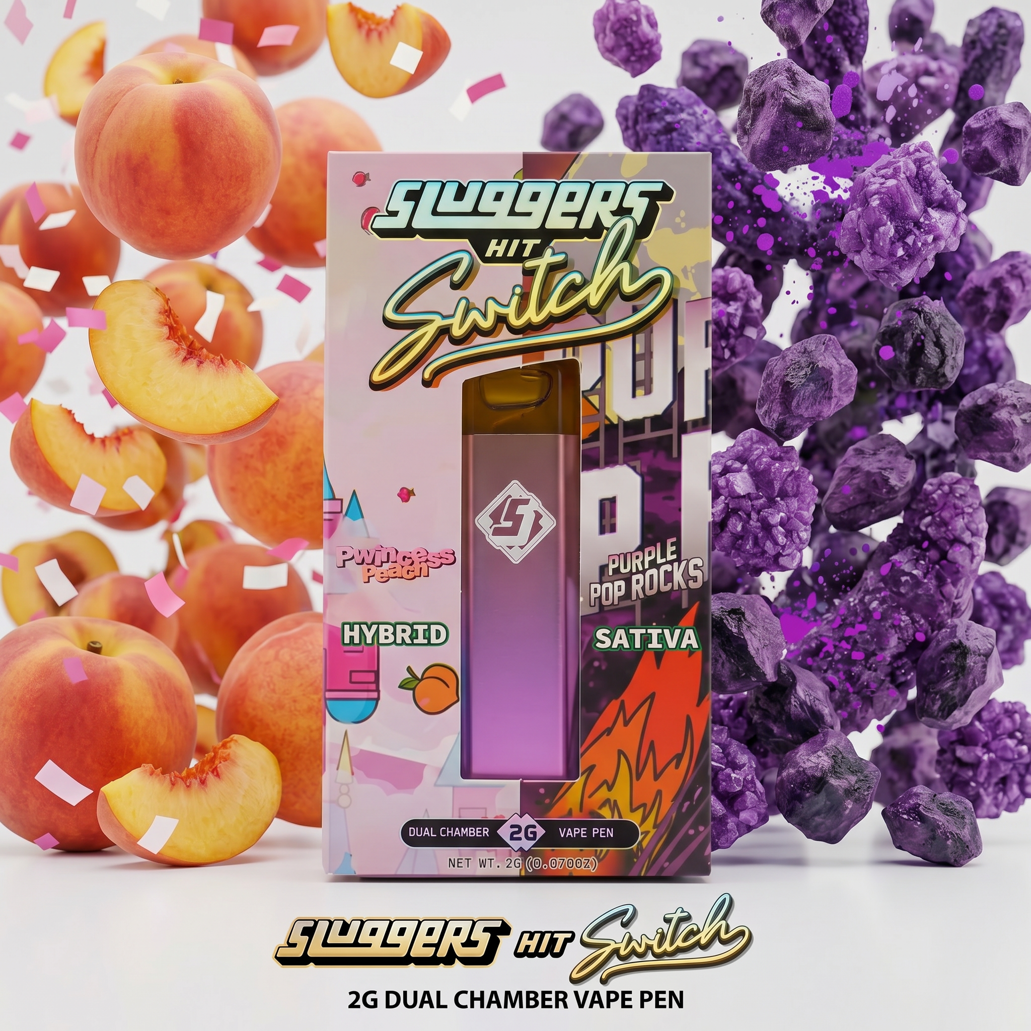 Slugger Hit Switch Dual Chamber 2G Vape Pen - Image 7