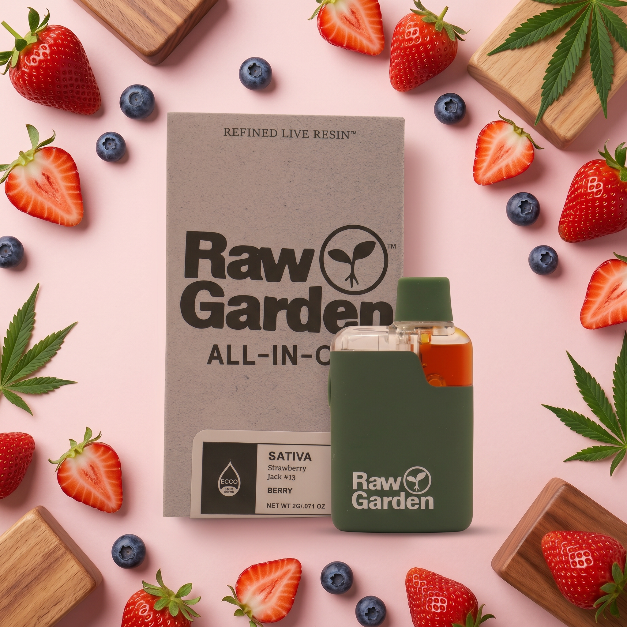 Raw Garden All-In-One Refined Live Resin Disposable Vaporizer - Image 2
