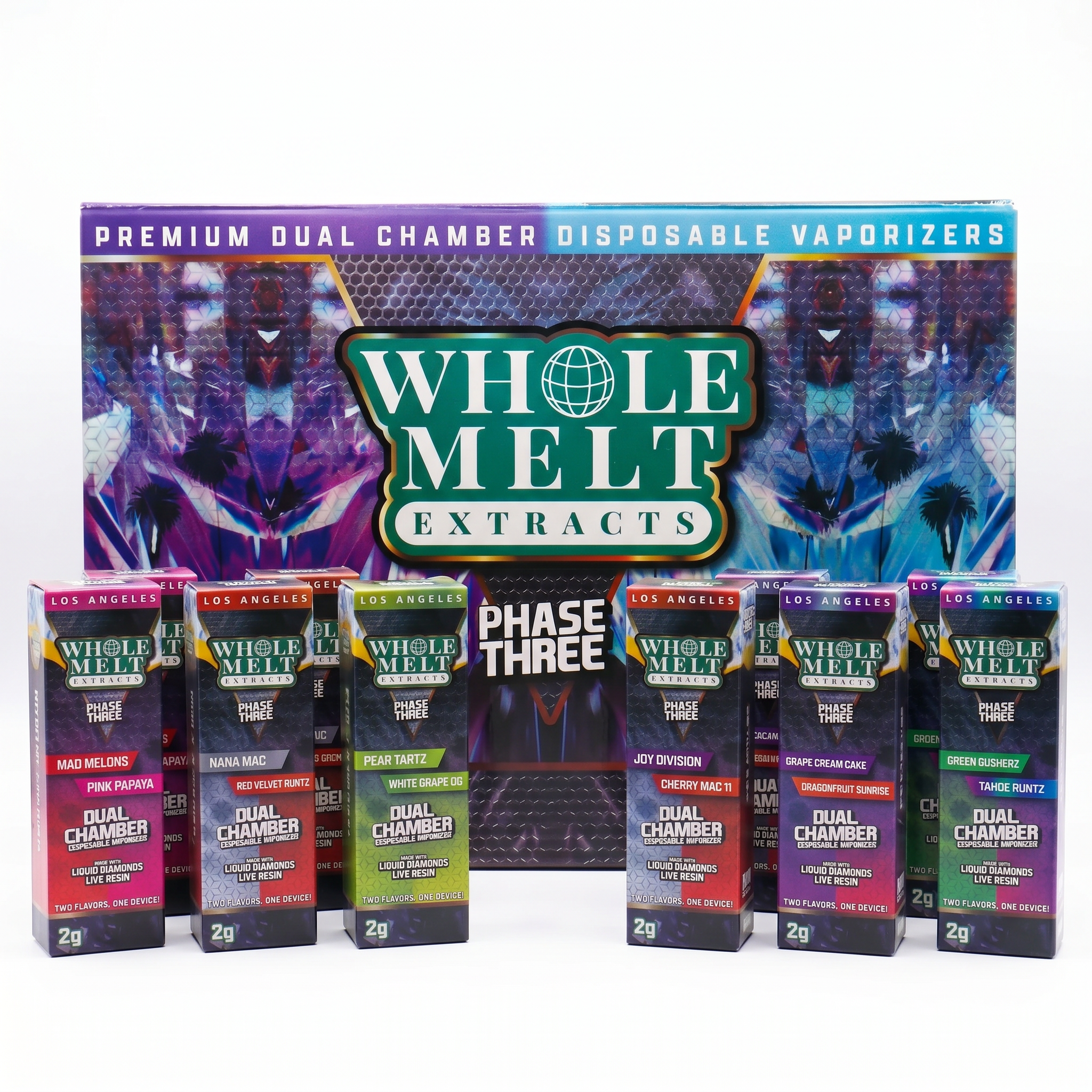 WHOLE MELT EXTRACTS – Phase Three Dual Chamber Disposable Vaporizer 2G - Image 2